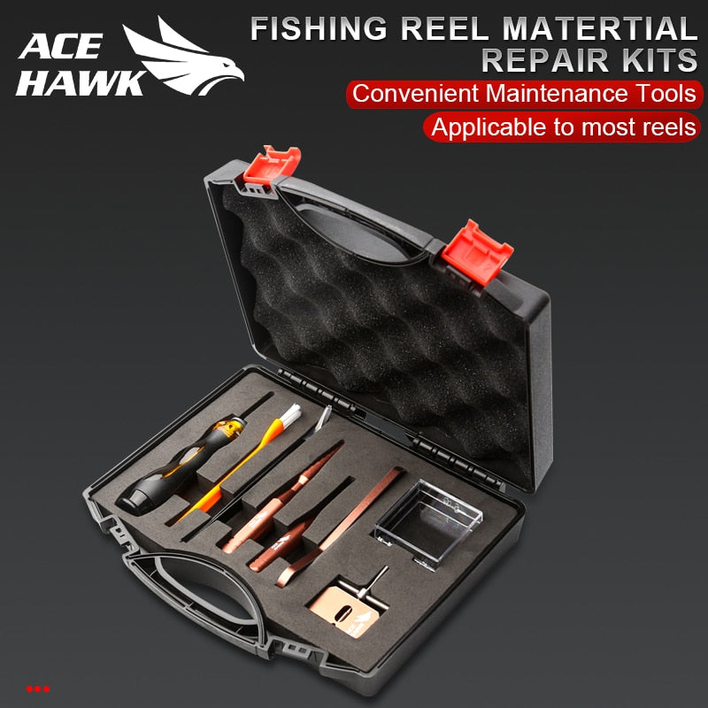 Ace Hawk DIY Baitcasting Fishing Reel Matertial Repair Kits Combo Maintenance Tools Spool Dismantling Device Pin