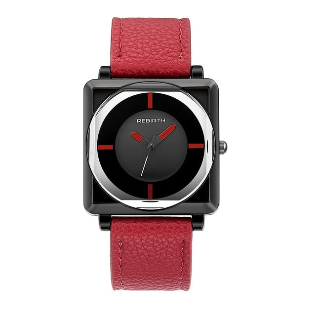 REBIRTH Hot Sell Fashion Women Silicone Japan Movement Quartz Wrist Watch For Ladies Waterproof Female Clock Women Watches 2023
